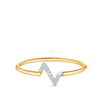 Aura VOLTE UPSITE DOWN GOLD DIAMOND BRACELET
