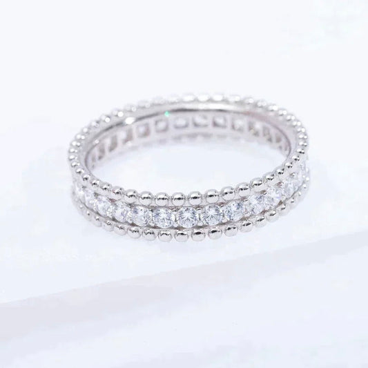 Aura PERLEE DIAMANT SILBERRING