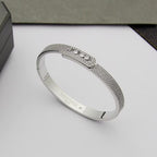 [Aura ]Move Noa Full Pavé Diamond Bangle Bracelet