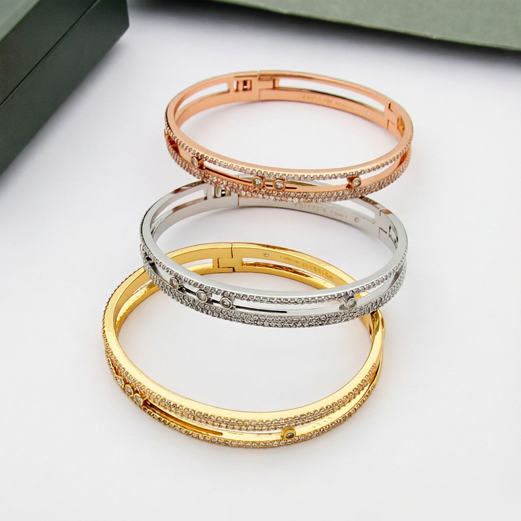 [Aura ]Move Romane pavé bangle