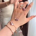 [Aura ] 26 NEW CLOVER LUCKY LIGHT PURPLE SET