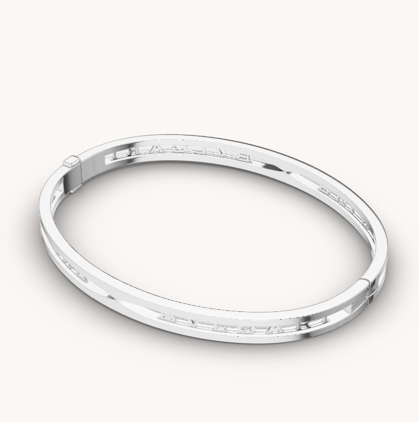 [⭐Veya]ZERO 1 スパイラルロゴ シルバーブレスレット