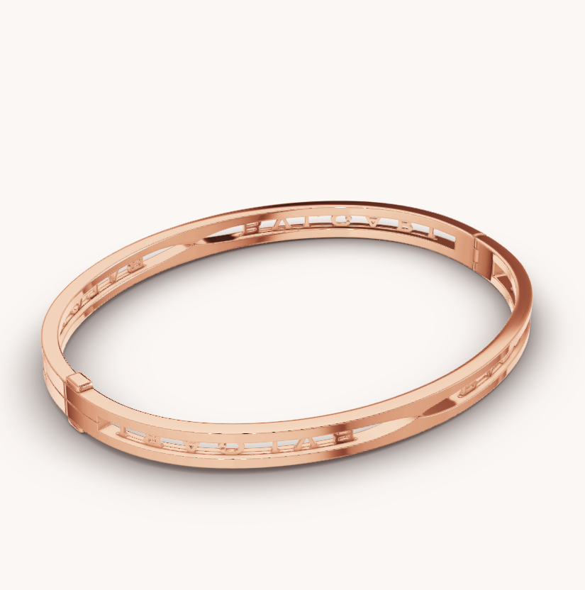 [⭐Veya]ZERO 1 SPIRAL LOGO ARMBAND ROSÉGOLD