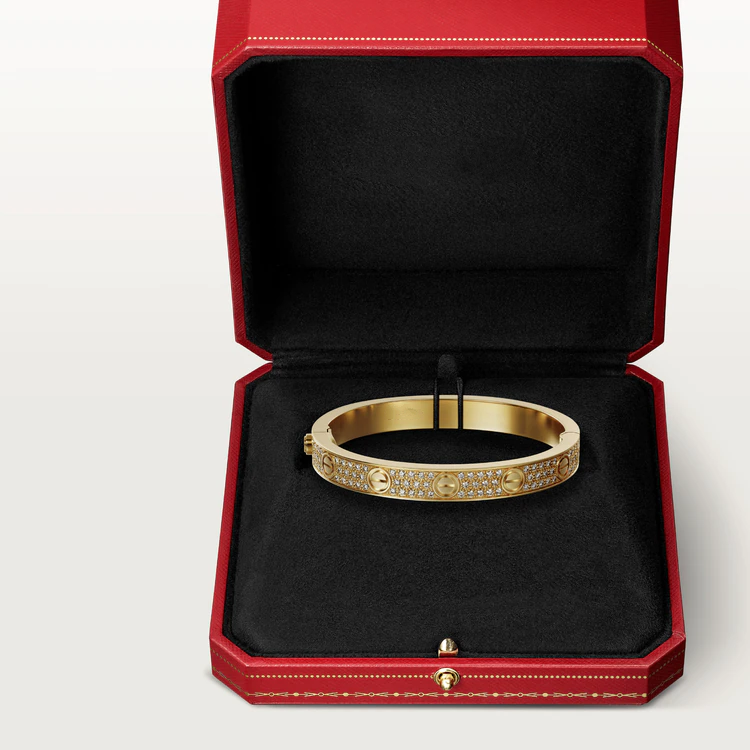 Aura LOVE BRACELET 6.1MM DIAMOND-PAVED