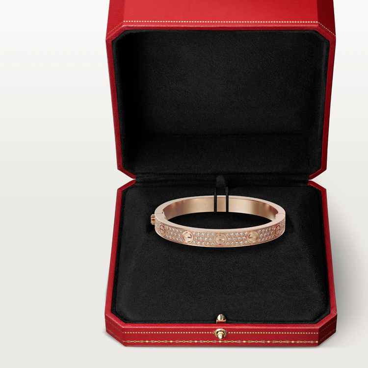 Aura LOVE BRACELET 6.1MM DIAMOND-PAVED