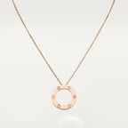 Aura LOVE HALSKETTE 16MM 3 DIAMANTEN