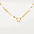 Aura LOVE NECKLACE 16MM 2 DIAMONDS