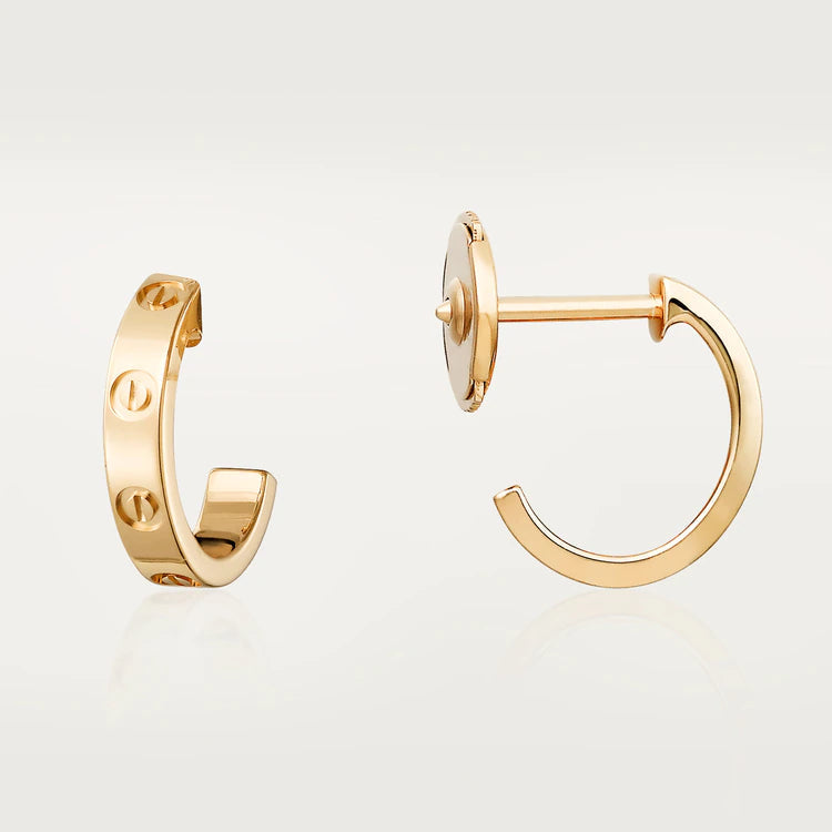 Aura LOVE OHRRINGE 2,65 MM ROSÉGOLD