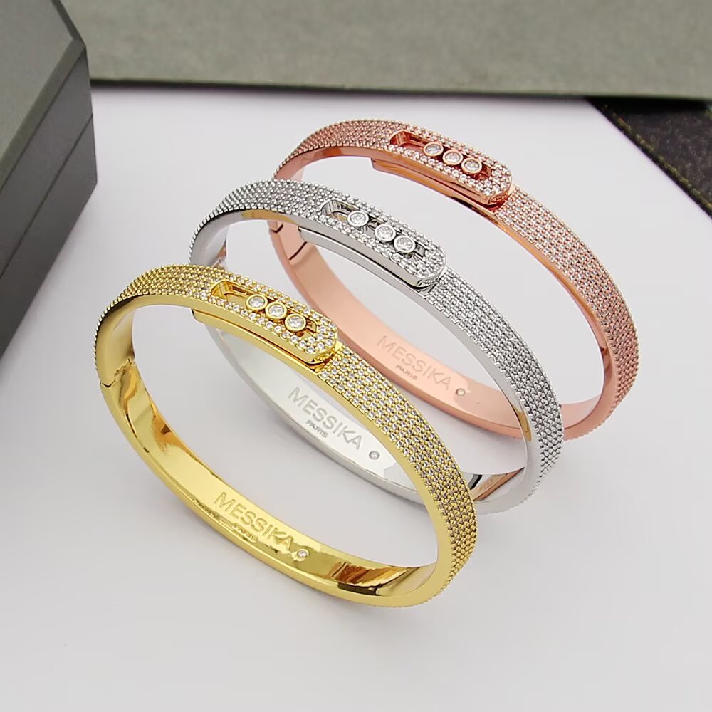 [Aura ]Move Noa Full Pavé Diamond Bangle Bracelet
