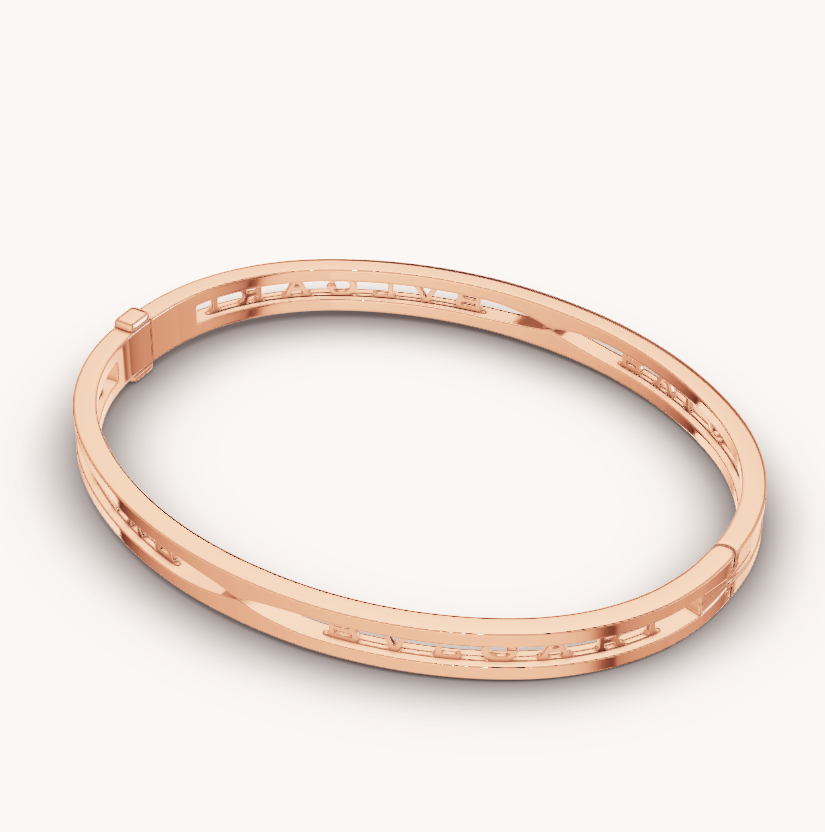 [⭐Veya]ZERO 1 SPIRAL LOGO ARMBAND ROSÉGOLD