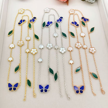 [⭐Aura ] 26 NEW CLOVER 15 MOTIFS LUCKY NECKLACE