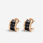 [⭐DORISW]ZERO 1 PINK GOLD CERAMIC EARRINGS