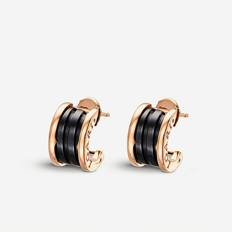 [⭐Veya]ZERO 1 KERAMIK-OHRRINGE IN ROSÉGOLD