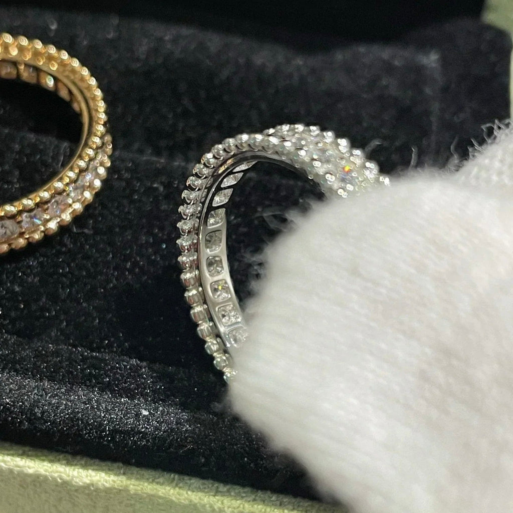 Aura PERLEE DIAMOND SILVER RING