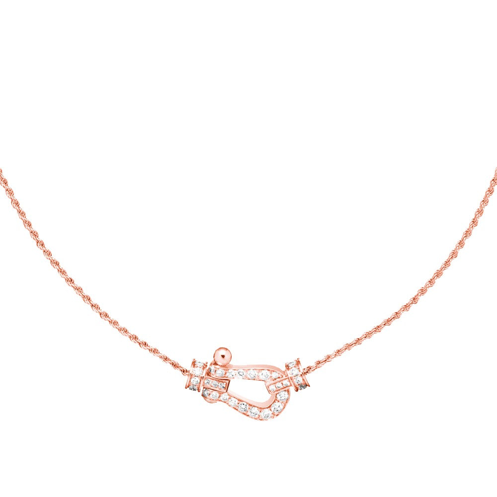 Aura FORCE 10 PINK GOLD DIAMOND NECKLACE