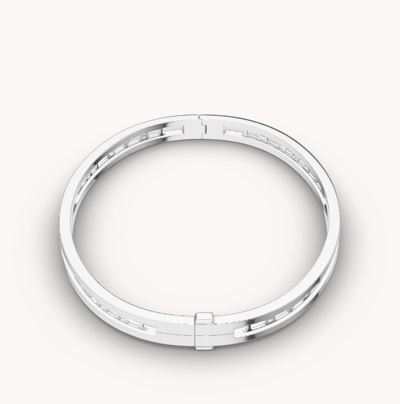 [⭐Veya]ZERO 1 スパイラルロゴ シルバーブレスレット
