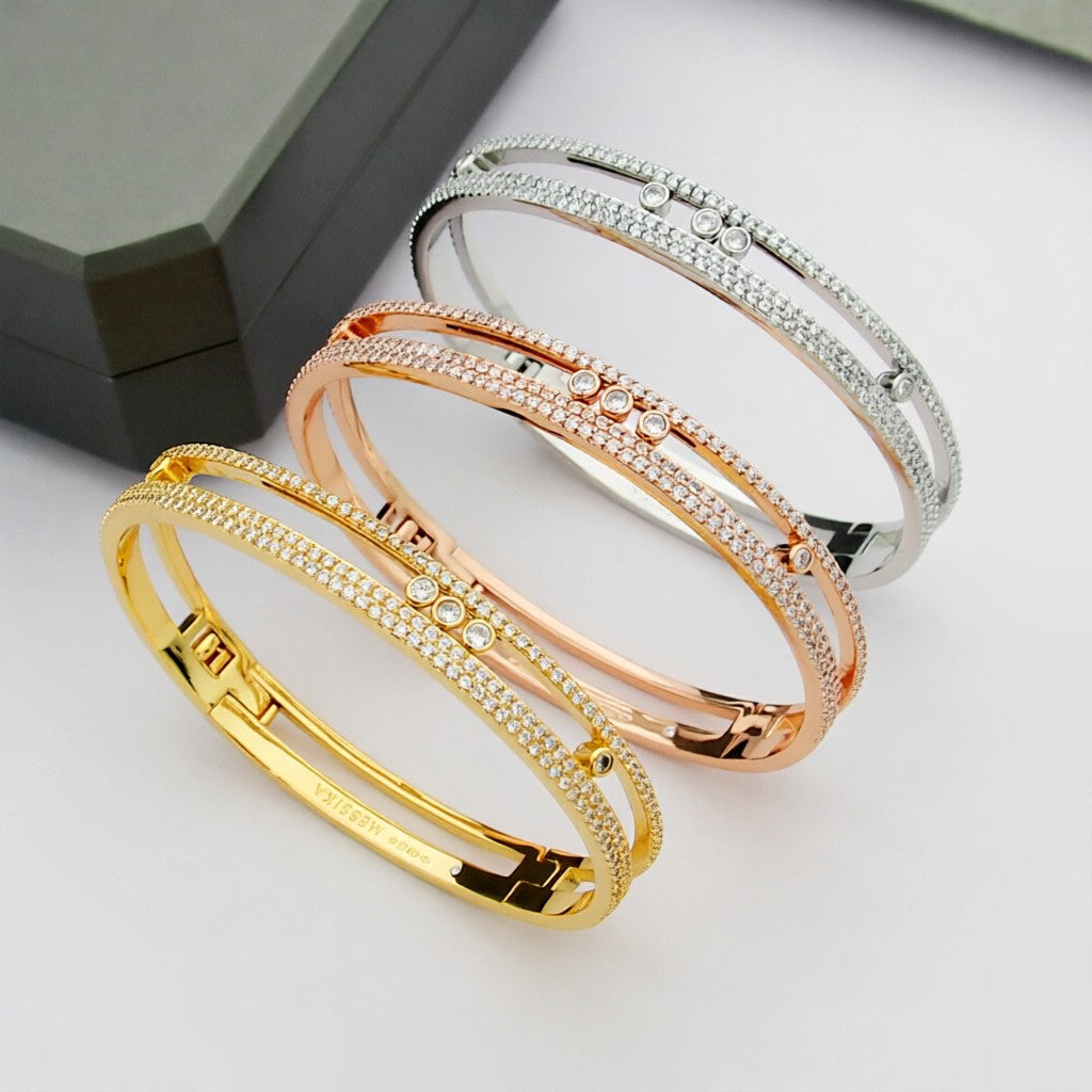 [Aura ]Move Romane pavé bangle