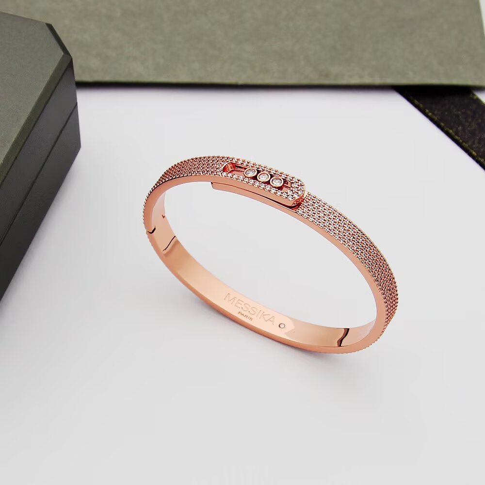 [Aura ]Move Noa Full Pavé Diamond Bangle Bracelet