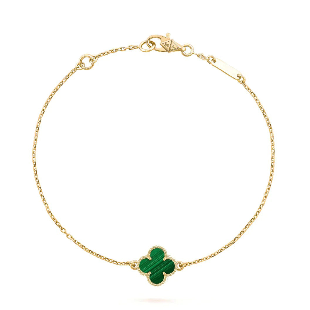 Aura CLOVER ARMBAND MALACHIT 1 MOTIV