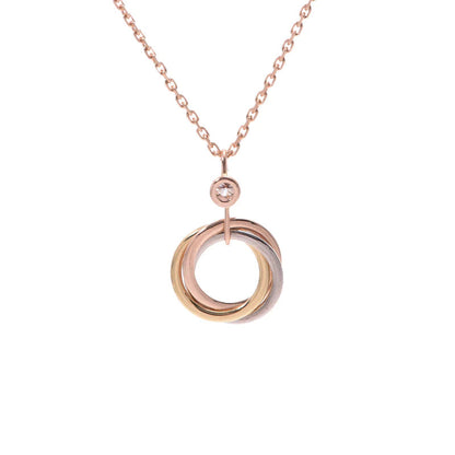 Aura TRINITY SILBER GOLD ROSÉGOLD HALSKETTE