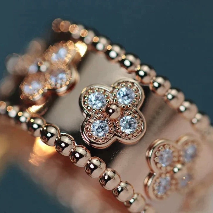 Aura CLOVER KALEIDOSCOPE RING 10MM