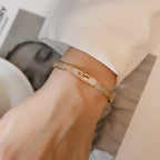 Aura KELLY BRACELET DIAMOND PAVED