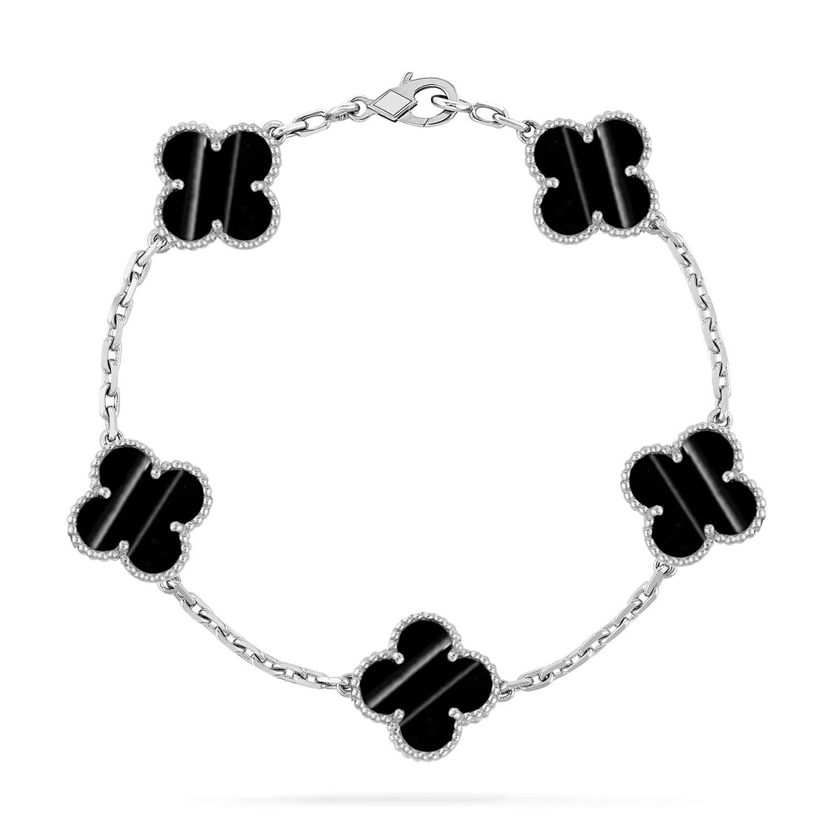 [Aura ]New  CLOVER 5 MOTIF PULSAR STONE BRACELET COLLECTION