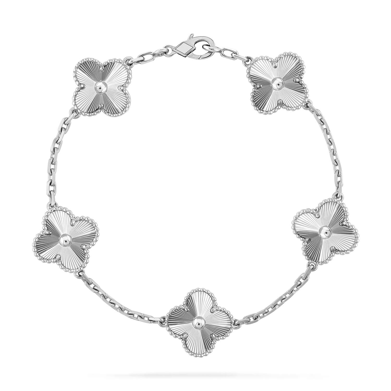 [Aura ]New  CLOVER 5 MOTIF LASER BRACELET COLLECTION