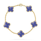 [Aura ]New CLOVER 5 MOTIF BLUE VEINS BRACELET COLLECTION