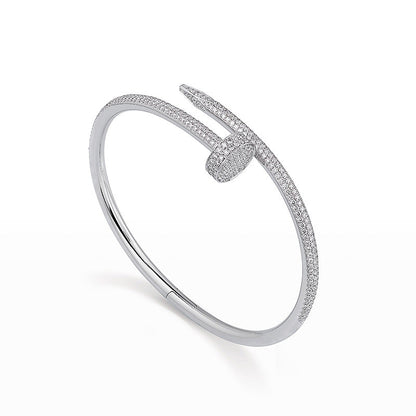 Aura JUSTE ARMBAND 3.5MM ALLE DIAMANTEN