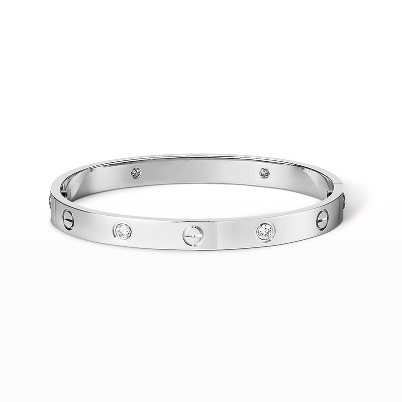 Aura LOVE BRACELET 6.1MM 4 DIAMONDS