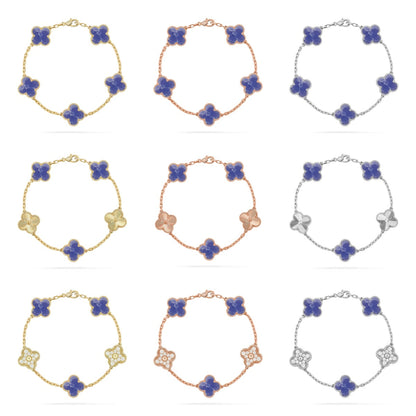 [Aura ]NEUE KLIOVER 5 MOTIV BLAUE ÄDERCHEN-ARMBANDKOLLEKTION