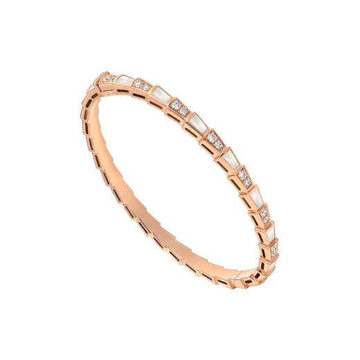 [⭐Veya]SERPENTI ARMBAND ROSÉGOLD PERLMUTT DIAMANT