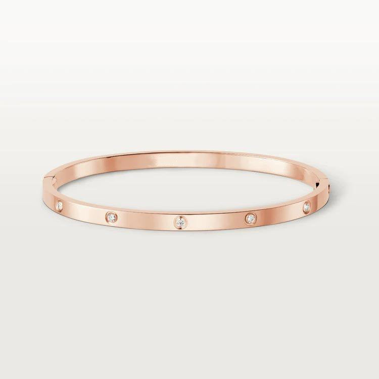 Aura LOVE ARMREIF 3,65MM 10 DIAMANTEN