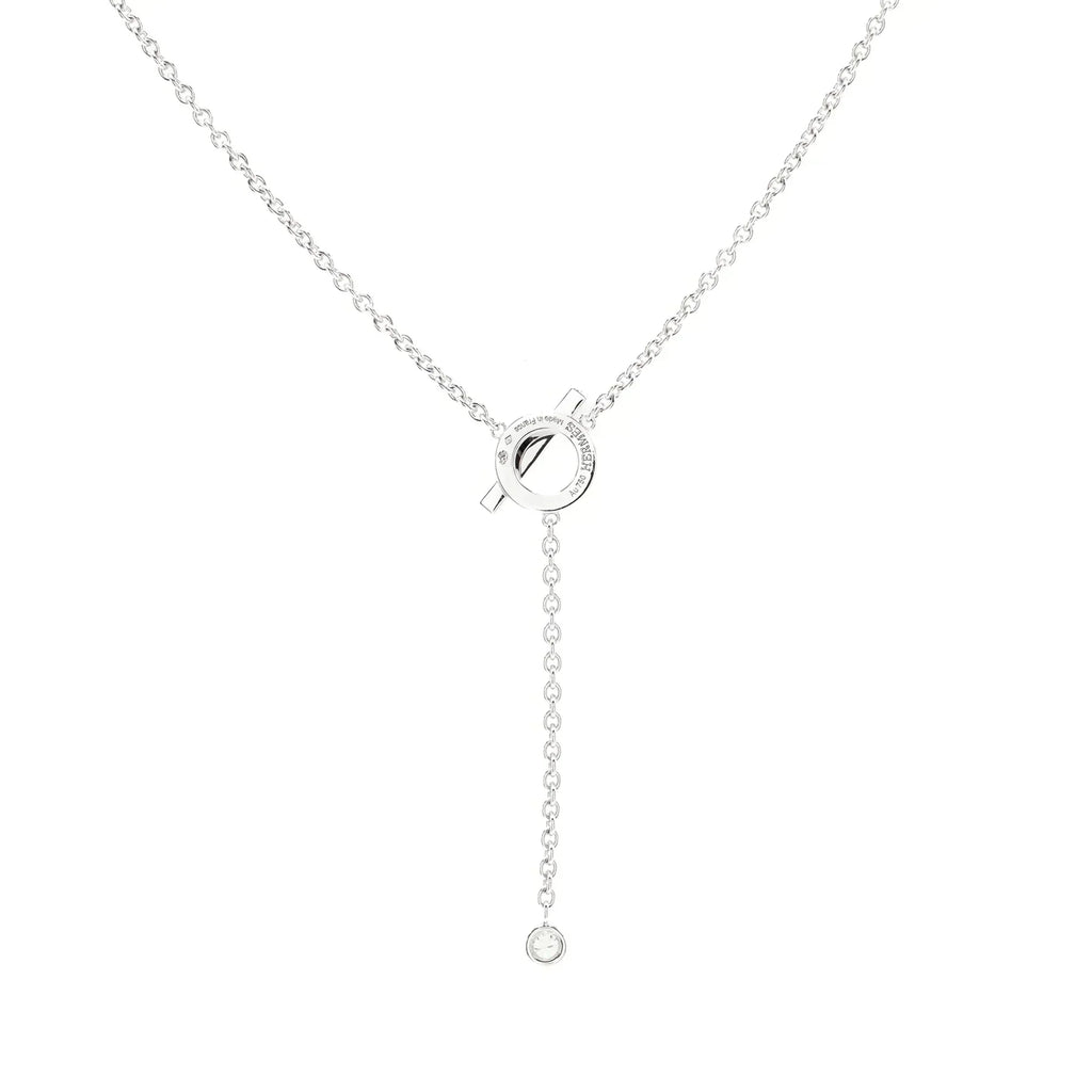 Aura FINESSE SILVER DIAMOND NECKLACE
