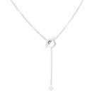 Aura FINESSE SILVER DIAMOND NECKLACE