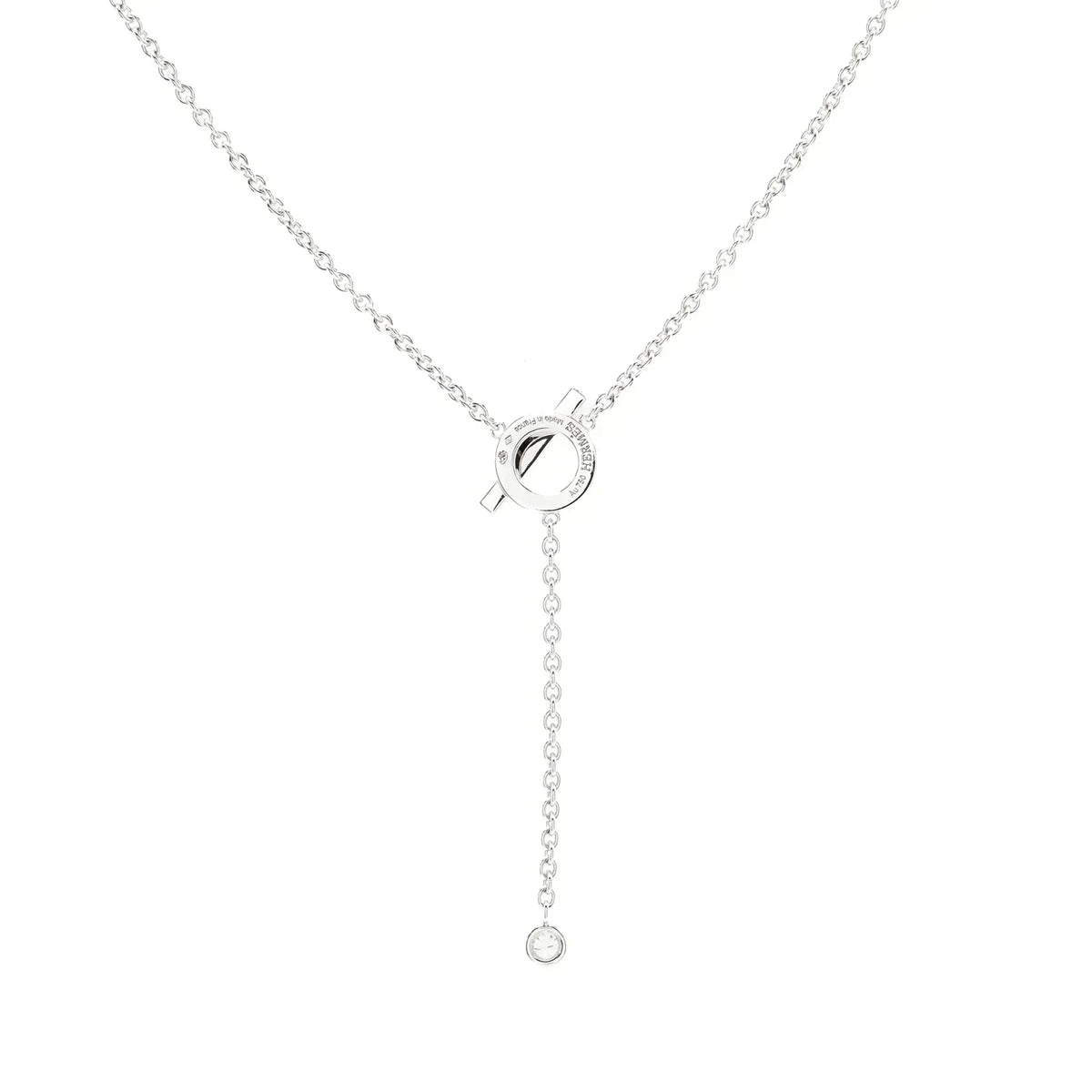 [⭐Aura ]FINESSE SILVER DIAMOND NECKLACE