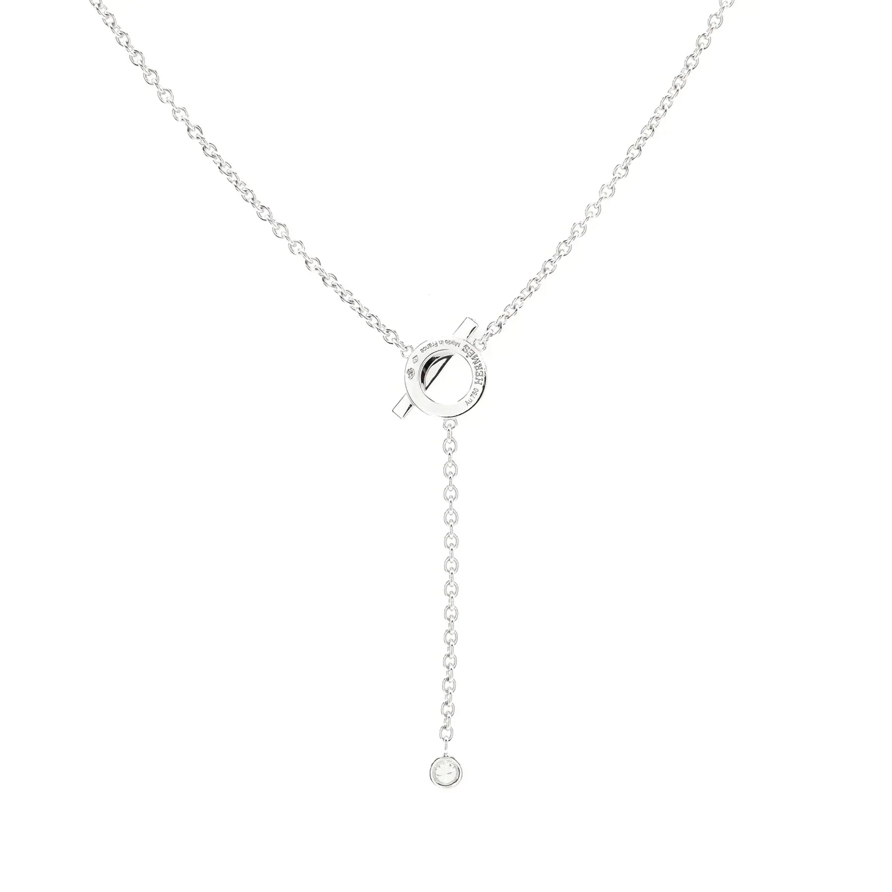 Aura FINESSE SILVER DIAMOND NECKLACE