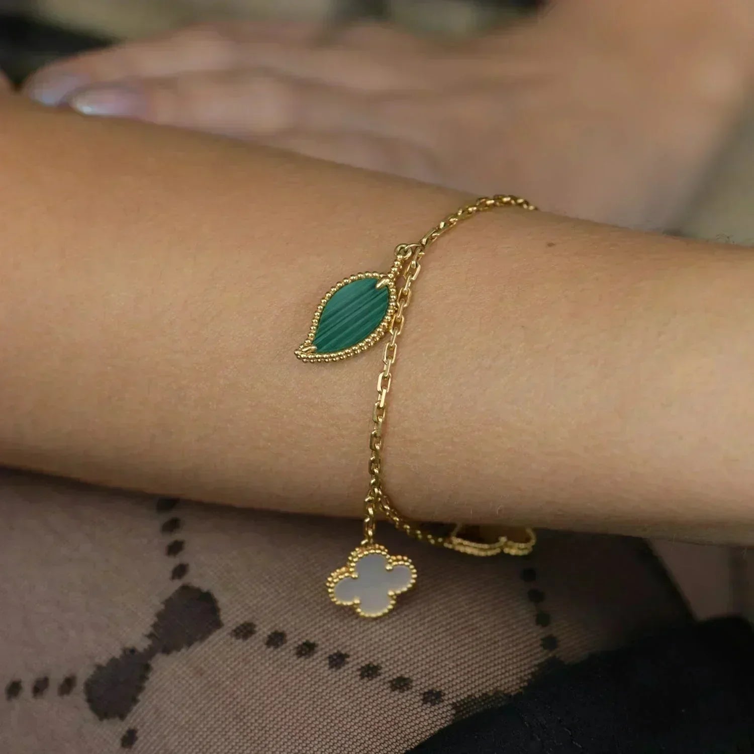 Aura LUCKY SPRING 5 MOTIV GOLDARMREIF