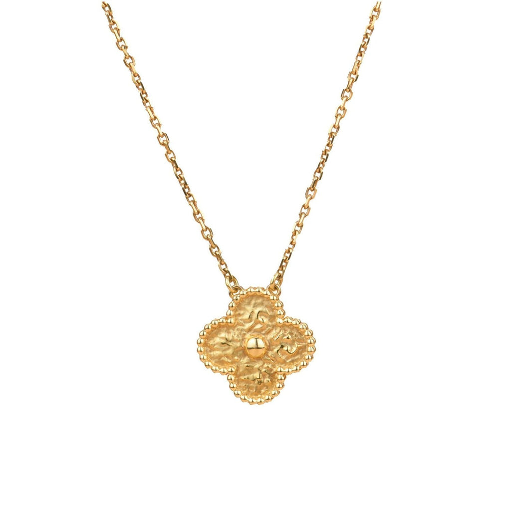 Aura CLOVER 15MM  BRONZING NECKLACE