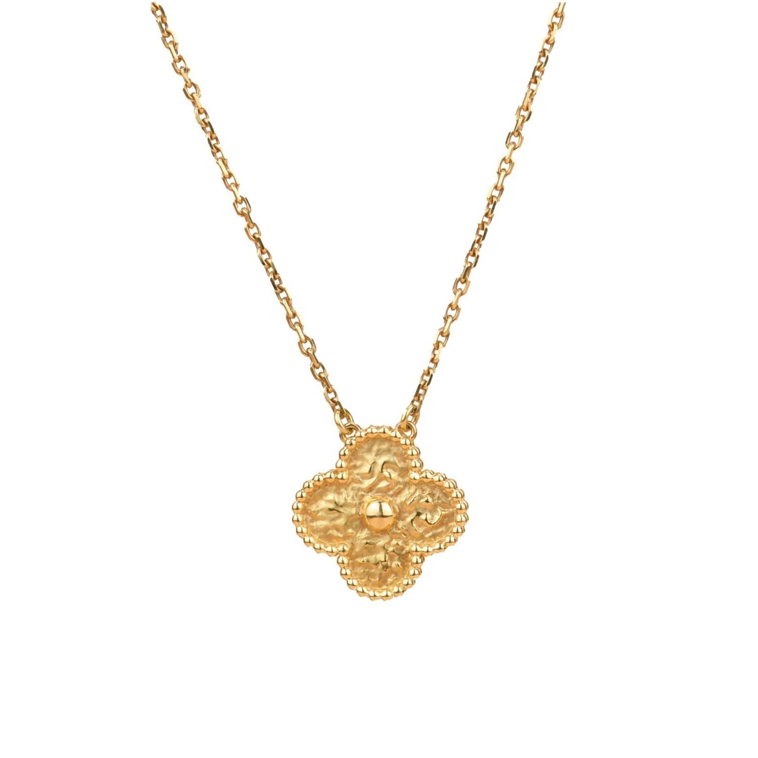Aura CLOVER 15MM  BRONZING NECKLACE