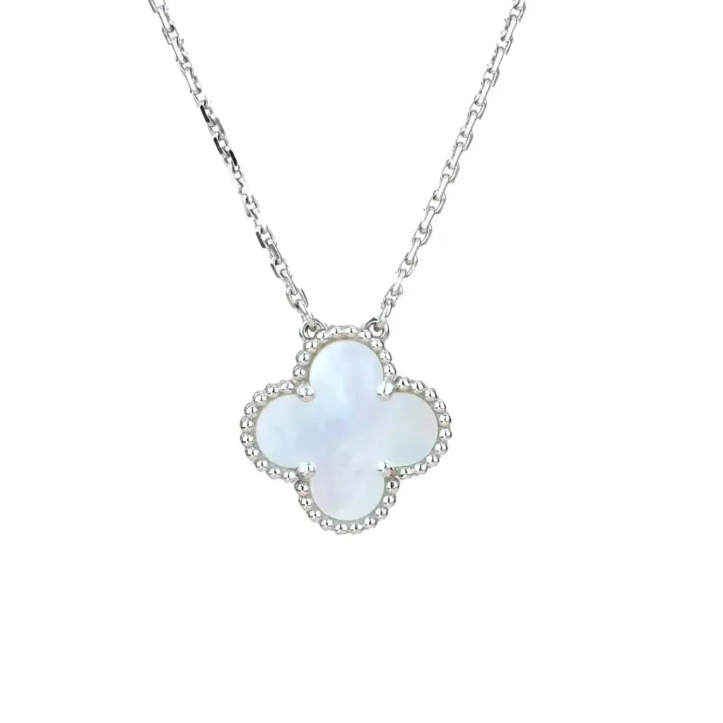 Aura CLOVER 15MM WEISS PERLMUTT SILBER