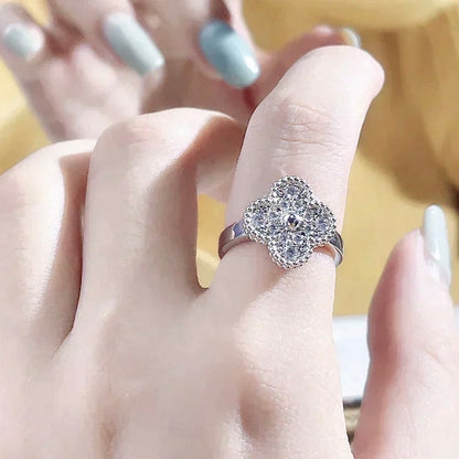 [⭐Aura ]CLOVER DIAMOND RING