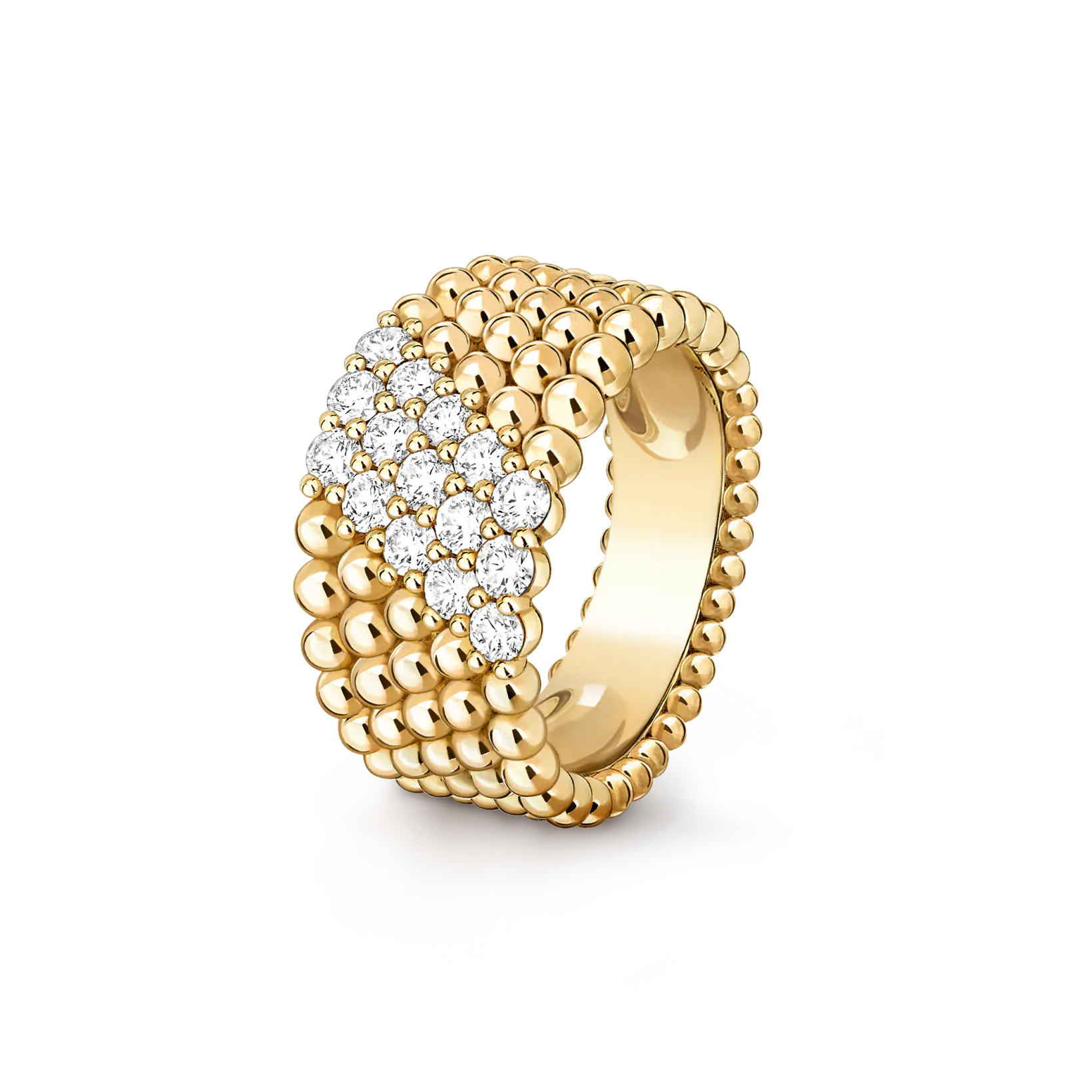 [Aura ]  PERLEE DIAMOND RING ,5-ROW DIAMOND-SET DESIGN