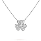 Aura CLOVER DIAMOND HALSKETTE SILBER