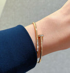[Aura ] JUSTE BRACELET 2.5MM DIAMONDS NEW