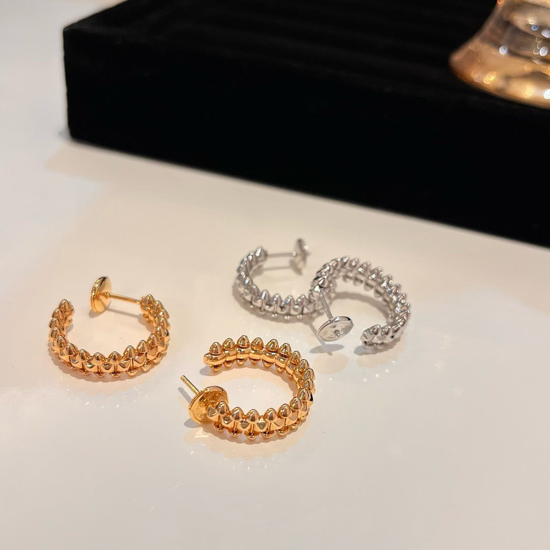 Aura CLASH SMALL HOOP EARRINGS