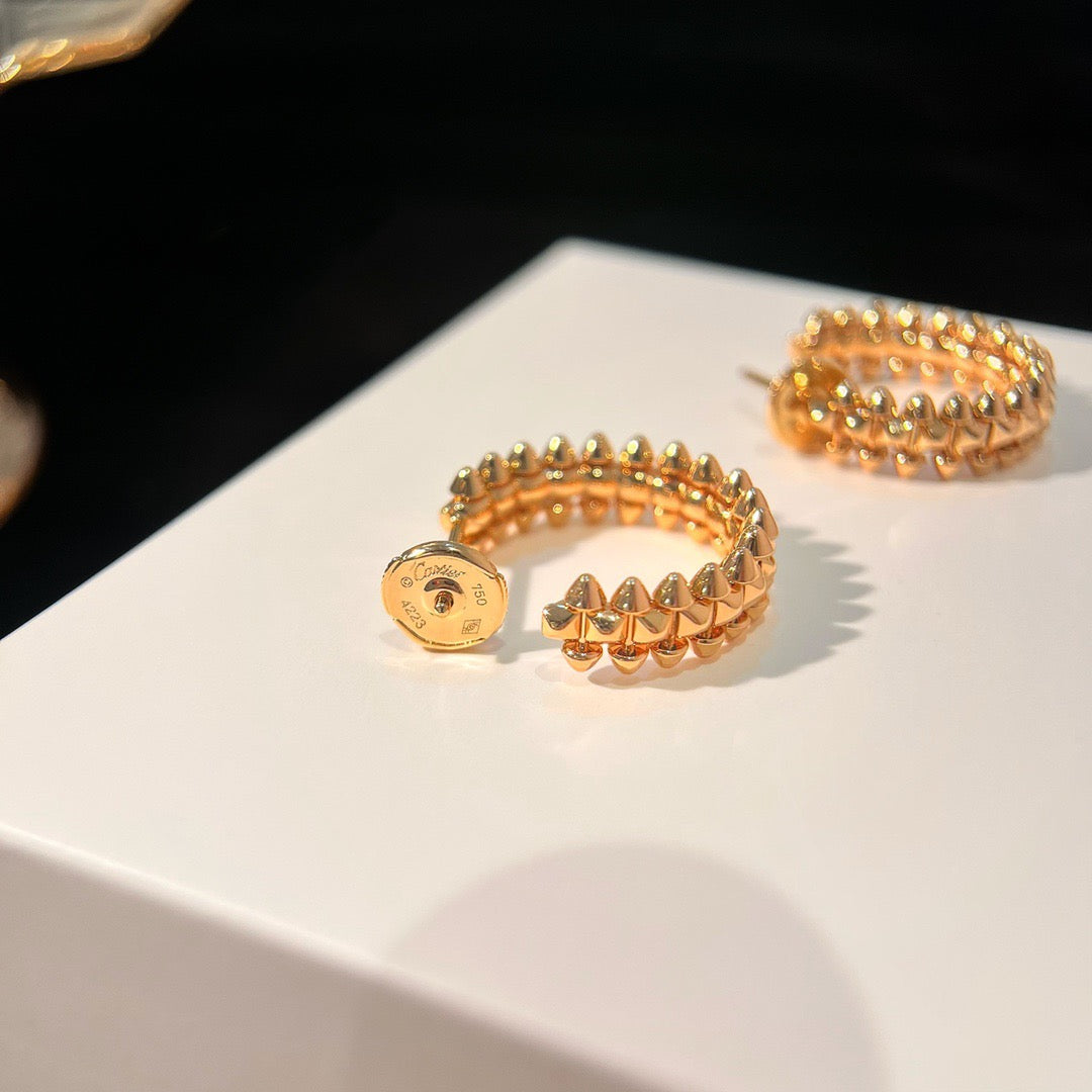 Aura CLASH SMALL HOOP EARRINGS
