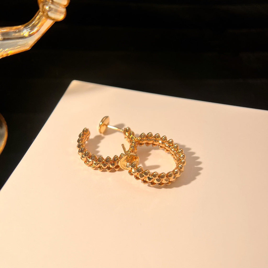 Aura CLASH SMALL HOOP EARRINGS