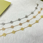 [Aura ]New CLOVER 6 MOTIF DIAMOND BRACELET